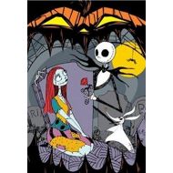 Disney Nightmare Before Christmas Throw Scare House Micro Raschel Blanket