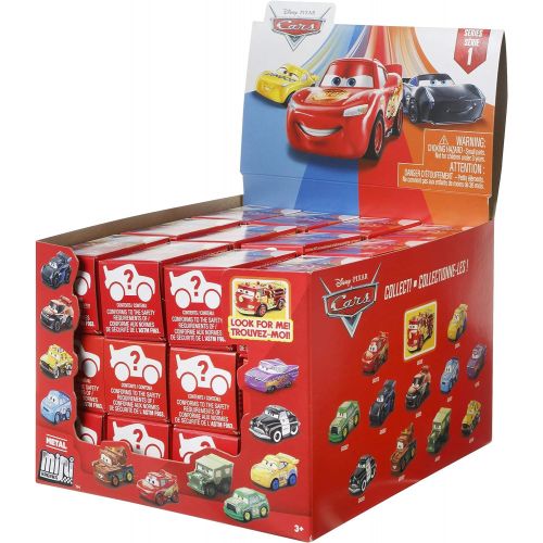 디즈니 Disney and Pixar Cars Minis, Collectable Character Vehicles in Surprise Packaging, Toy Metal Cars from The Movie for Storytelling & Racing Action Play, Gift for Ages 3 Years Old &