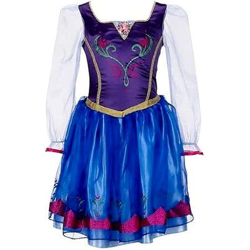 디즈니 Disney Frozen Anna Dress Size 7/8