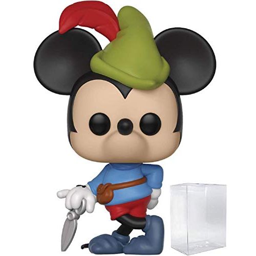 디즈니 Disney: Mickey’s 90th Anniversary Brave Little Tailor Funko Pop! Vinyl Figure (Includes Compatible Pop Box Protector Case)