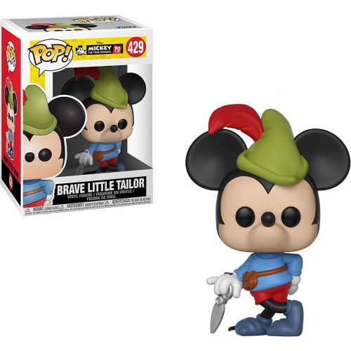 디즈니 Disney: Mickey’s 90th Anniversary Brave Little Tailor Funko Pop! Vinyl Figure (Includes Compatible Pop Box Protector Case)