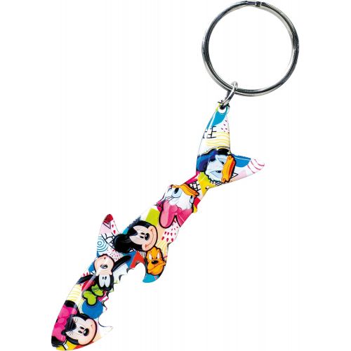 디즈니 Disney Mickey and Gang Shark Bottle Opener Key Ring