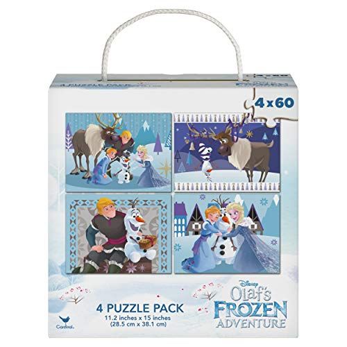 디즈니 Disney Frozen Frozen Puzzles, 60 Pieces, (4 Pack)