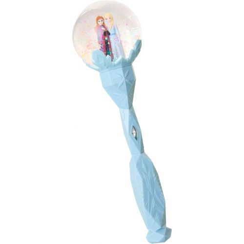 디즈니 Disney Frozen Frozen 2 Sisters Musical Snow Wand Costume Prop Scepter, Plays Into The Unknown Perfect for Child Costume Accessory, Role Play, Dress Up or Halloween Party