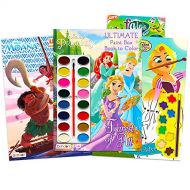 Paint with Water Super Set for Girls Kids Toddlers Bundle Includes 3 Deluxe Paint Books with Paint Brushes (Featuring Disney Princess, Tangled and Moana)