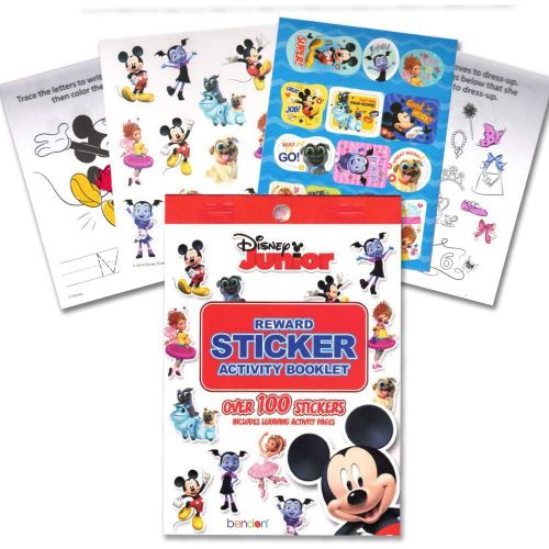 디즈니 Disney Minnie and Mickey Mouse Imagine Ink Book Bundle with over 100 Stickers and Mess Free Marker
