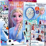 Disney Studios Disney Frozen and Frozen 2 Coloring and Stickers Activity Books Set