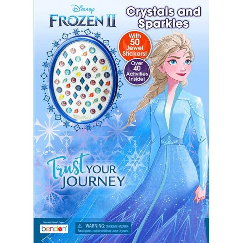 디즈니 Disney Studios Disney Frozen and Frozen 2 Coloring and Stickers Activity Books Set