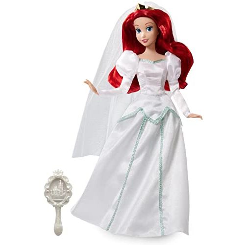디즈니 Disney Parks Exclusive 12 Inch Doll with Brush Ariel in Wedding Gown