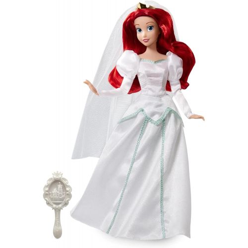 디즈니 Disney Parks Exclusive 12 Inch Doll with Brush Ariel in Wedding Gown