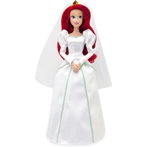 디즈니 Disney Parks Exclusive 12 Inch Doll with Brush Ariel in Wedding Gown