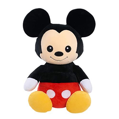 디즈니 Disney Classics 14 Inch Mickey Mouse, Comfort Weighted Plush Animals for Kids Sensory Toys, by Just Play