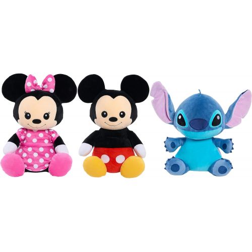 디즈니 Disney Classics 14 Inch Mickey Mouse, Comfort Weighted Plush Animals for Kids Sensory Toys, by Just Play