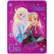 Disney Frozen, Loving Sisters Micro Raschel Throw Blanket, 46 x 60, Multi Color, 1 Count