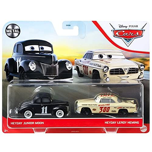 디즈니 Disney Cars Heyday Junior Moon & Heyday Leroy Heming Metal 1/55 Scale Diecast