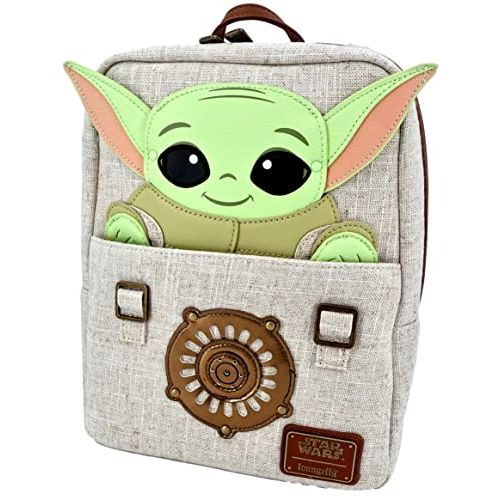 디즈니 Disney Parks Exclusive LoungefIy Mini Canvas Backpack ? Mandalorian The Child