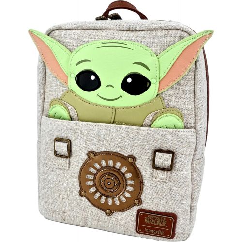 디즈니 Disney Parks Exclusive LoungefIy Mini Canvas Backpack ? Mandalorian The Child