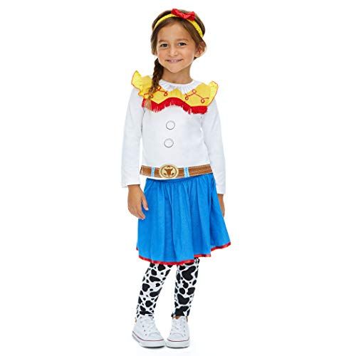 디즈니 Disney Pixar Toy Story Jessie Costume Dress Leggings & Headband