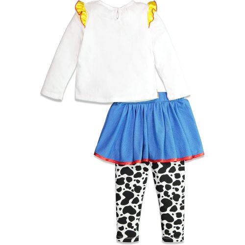 디즈니 Disney Pixar Toy Story Jessie Costume Dress Leggings & Headband