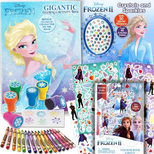 디즈니 Disney Studios Disney Frozen and Frozen 2 Coloring Book Activity Set