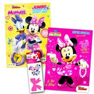 Disney Minnie Mouse Coloring Book Set with Stickers 2 Deluxe Coloring Books and over 150 Stickers