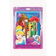 Disney Princess Shaped Crayons Art Coloring Pad Set