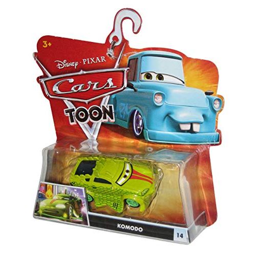 디즈니 Disney / Pixar CARS TOON 155 Die Cast Car Komodo by MATTEL