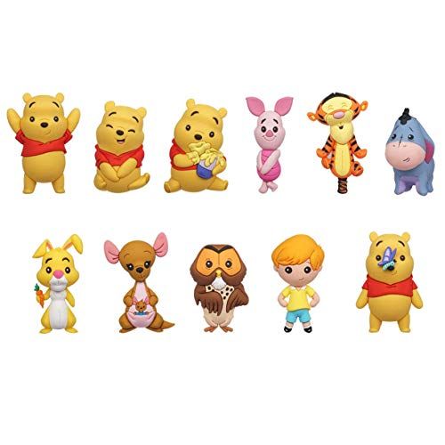 디즈니 Disney Winnie The Pooh 3D Foam Bag Clips in Blind Bags Sold by PDQ of 24 pcs