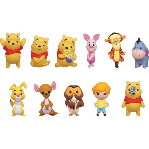 디즈니 Disney Winnie The Pooh 3D Foam Bag Clips in Blind Bags Sold by PDQ of 24 pcs