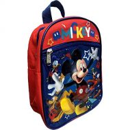 Disney Group Ruz Mickey Mouse 10 Mini Backpack with Heat Seal 3D Character Logos