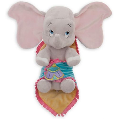 디즈니 Disney Interactive Studios Disney Theme Park Baby Dumbo in a Blanket Plush Doll 10 NEW