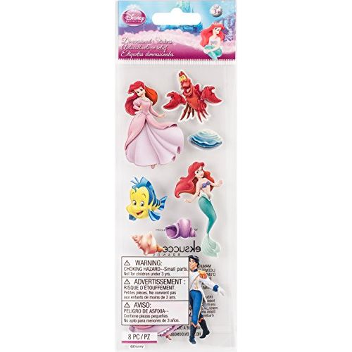 디즈니 Disney Little Mermaid Dimensional Sticker