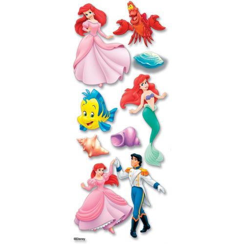 디즈니 Disney Little Mermaid Dimensional Sticker