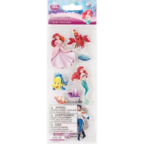 디즈니 Disney Little Mermaid Dimensional Sticker