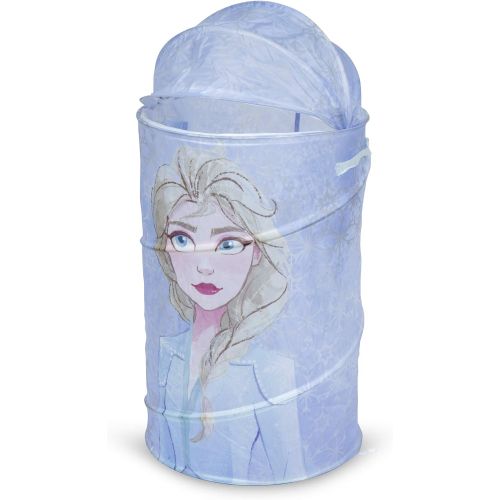 디즈니 Disney Frozen 2 Elsa Pop Up Storage Hamper with Dome Lid, Blue