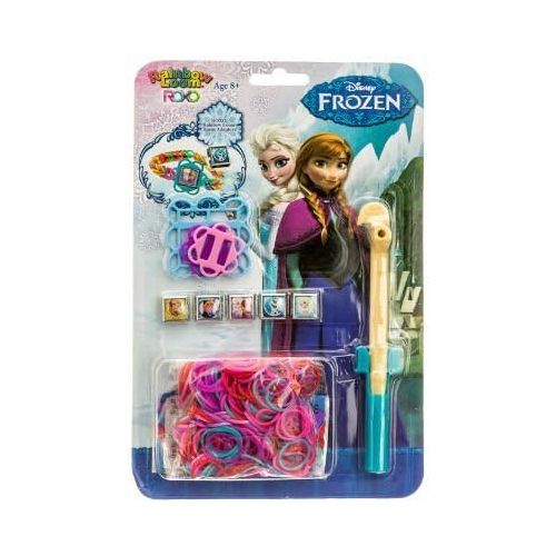 디즈니 Disney Set of 927 Frozen Rainbow Loom Ultimate Bonus Pack with Rings, Bracelets and Extra Rainbow Loomer, Extra Bands and Charm Adapters.