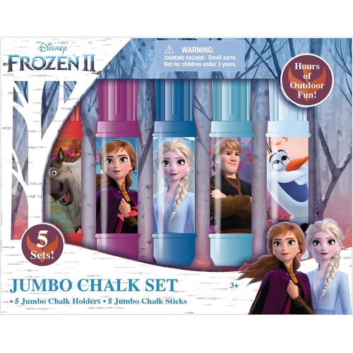 디즈니 Disney Frozen 5pc Jumbo Chalk Set