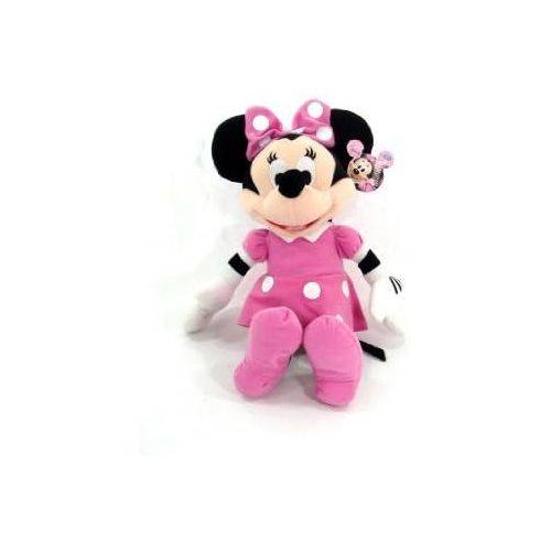 디즈니 Disney Mickey Mouse Clubhouse Minnie Mouse 15 Inch Plush w/ Pink Dress and Bow