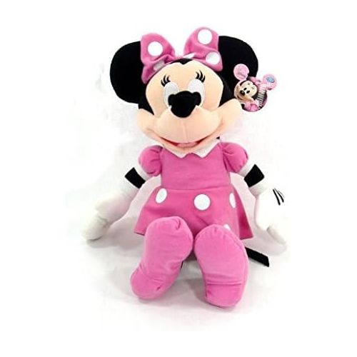 디즈니 Disney Mickey Mouse Clubhouse Minnie Mouse 15 Inch Plush w/ Pink Dress and Bow