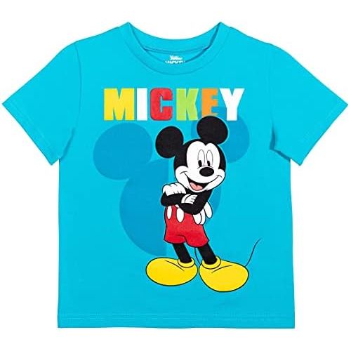 디즈니 Disney Mickey Mouse Pullover Graphic T Shirt & Mesh Shorts Mesh