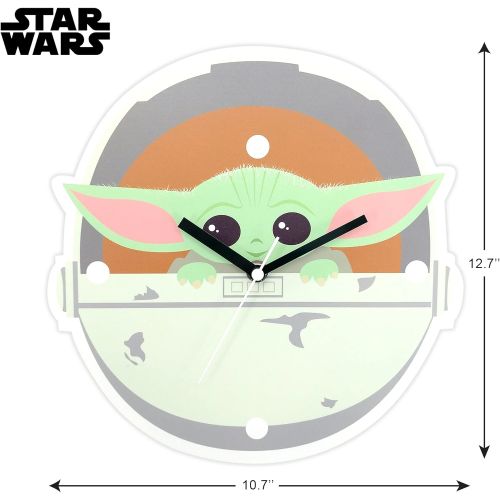 디즈니 Disney Star Wars Metal Wall Clock The Child The Mandalorian