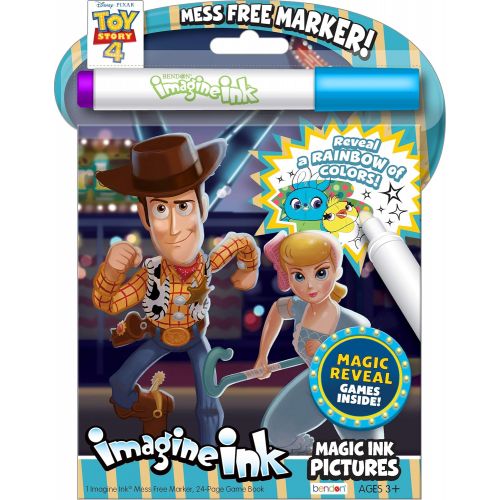 디즈니 Disney Toy Story 4 24 Page Imagine Ink Magic Ink Pictures, 44558 Bendon