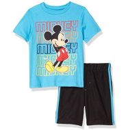Disney Mickey Mouse Pullover Graphic T Shirt & Mesh Shorts Mesh