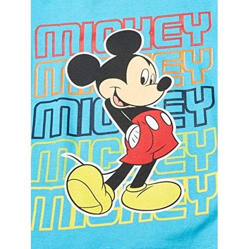디즈니 Disney Mickey Mouse Pullover Graphic T Shirt & Mesh Shorts Mesh