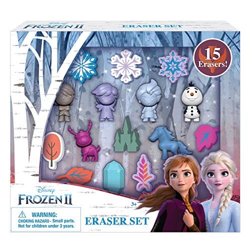 디즈니 Disney Frozen 2 Erasers Set 15 Pack Frozen Gift for Kids