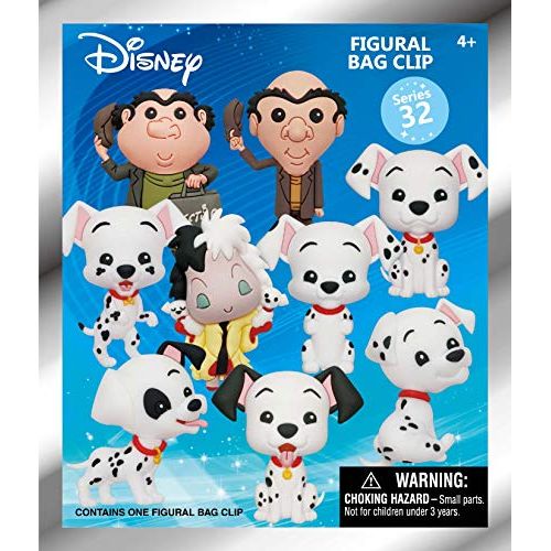 디즈니 Disney 101 Dalmatians 3D Foam Bag Clip in Blind Bag