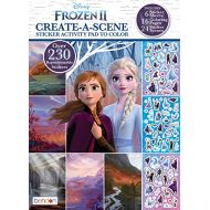 Disney Frozen 2 Create a Scene Sticker Pad and Sticker Scenes 46033, Multicolor