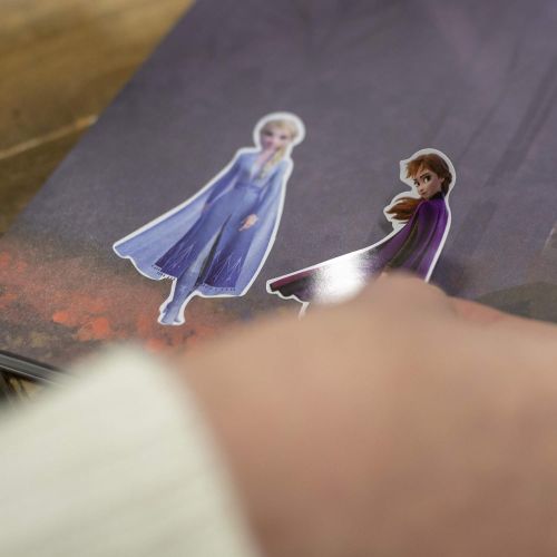 디즈니 Disney Frozen 2 Create a Scene Sticker Pad and Sticker Scenes 46033, Multicolor