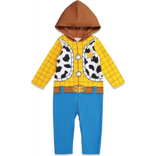 디즈니 Disney Pixar Toy Story Woody Newborn Baby Boy Zip Up Costume Coverall