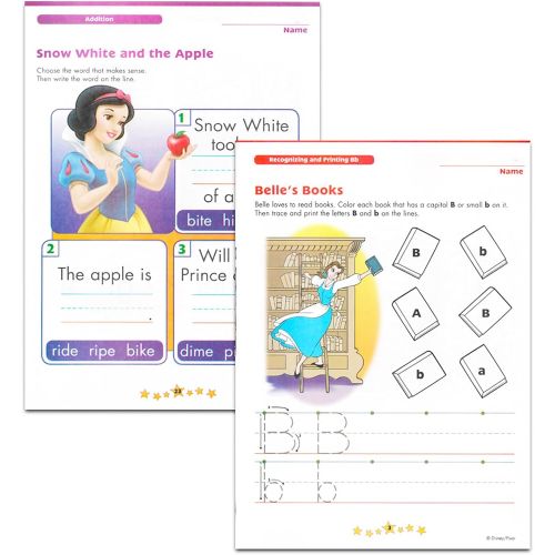 디즈니 Disney Princess Activity Workbooks Set of 4 Preschool Pre k Kindergarten 1st Grade Workbooks. Learn; Phonics, Alphabet, Letters, Writing, Reading, Spelling, Numbers, Phonics &
